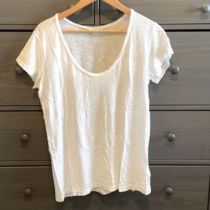James Perse white t shirt large